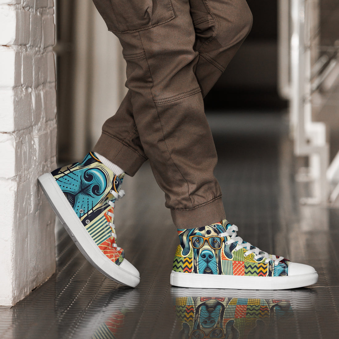 Men’s High Top Sneakers 287 - ShipSneakers.com