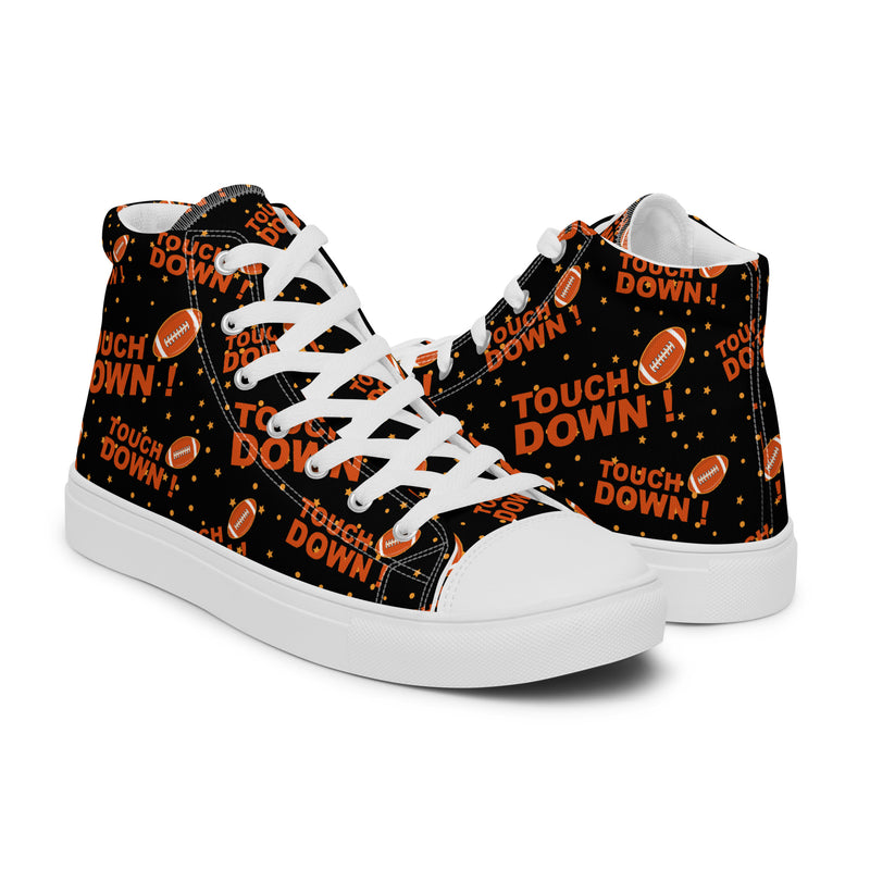 Touchdown High Top #216 - Top Down View | HA!LO Canvas Sneakers