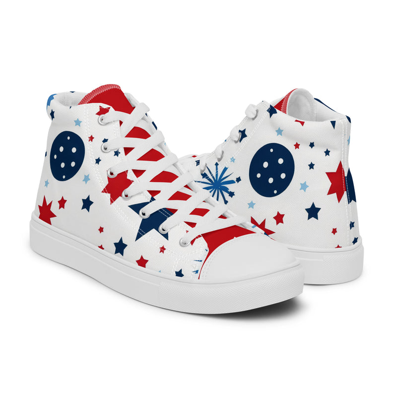 Star Heart High Top #353 - Top Down View | HA!LO Canvas Sneakers