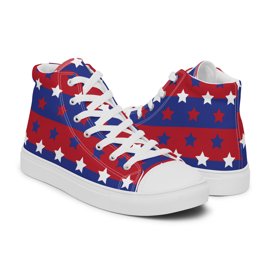 Men’s High Top Patriotic Sneakers 322 - ShipSneakers.com
