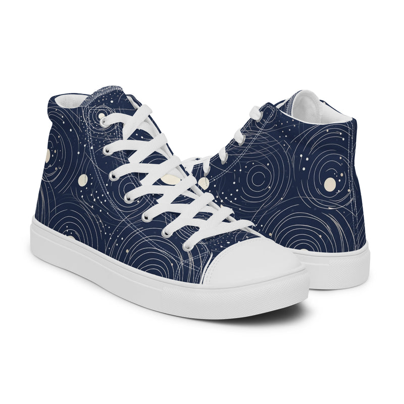 HA!LO Galaxy #352 — Men’s Canvas High Top
