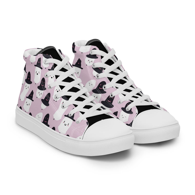 Halloween Kawaii High Top #328 - Front View | HA!LO Canvas Sneakers