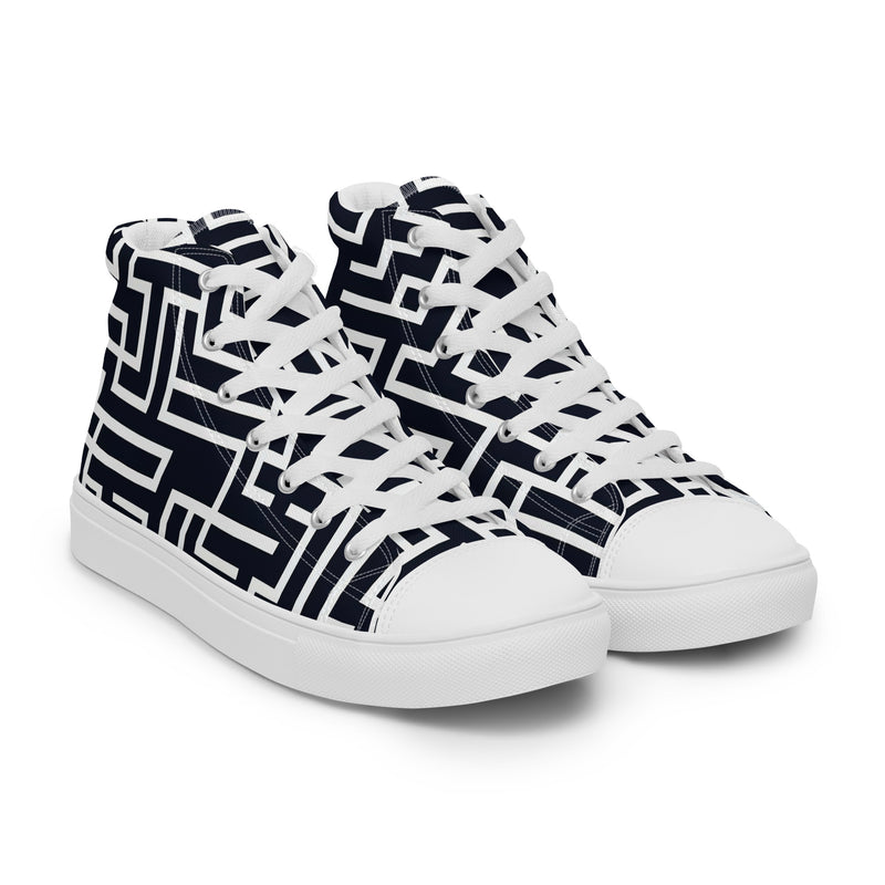 HA!LO Maze Runner #358 — Men’s Canvas High Top