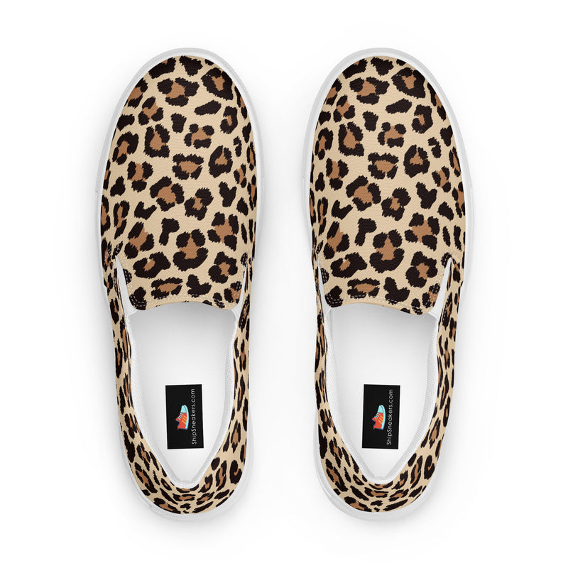 Leopard Classic Slip-On #79 - Sole Detail | HA!LO Canvas Sneakers