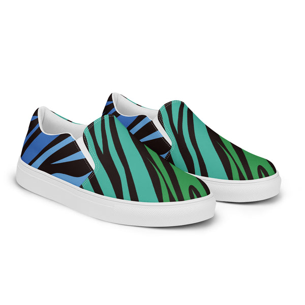HA!LO Blue Zebra Slip-On #82