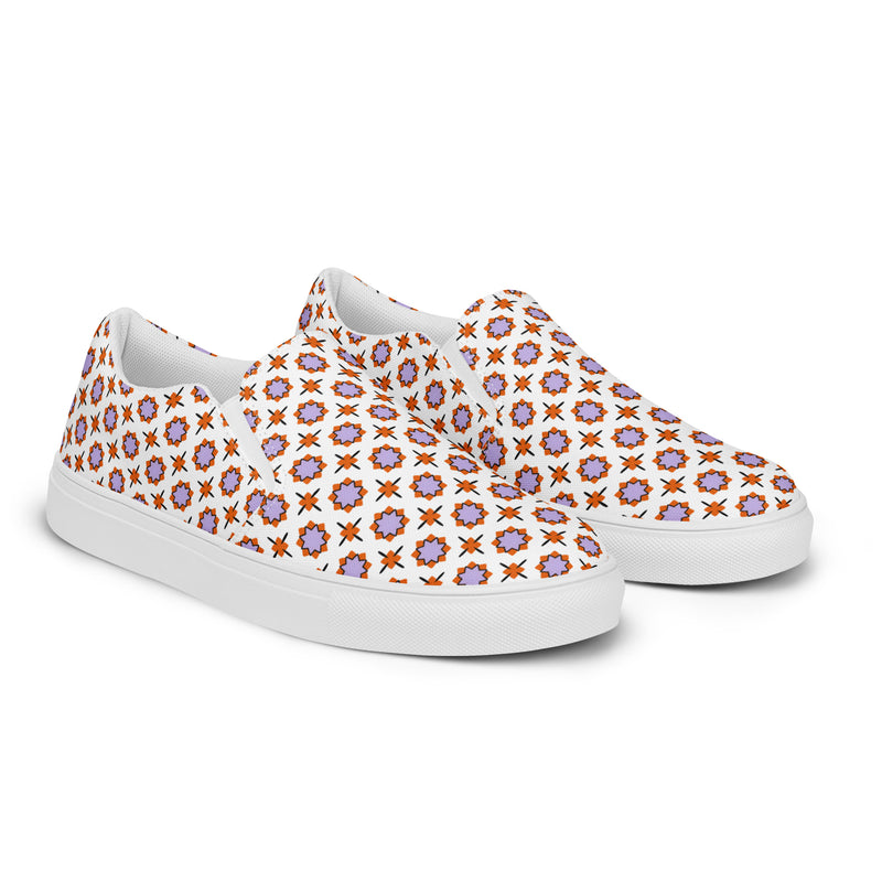 Leopard Lip Print Slip-On #105 - Canvas High Top Sneakers | HA!LO