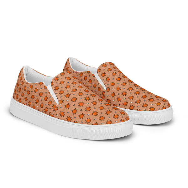 HA!LO Orange Polka Dot Slip-On #106