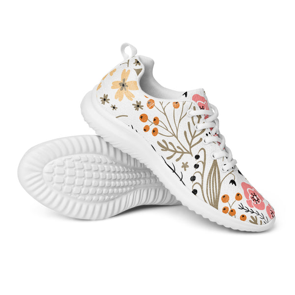 HA!LO Botanical Wildflower — Women's Canvas Athletic Sneaker