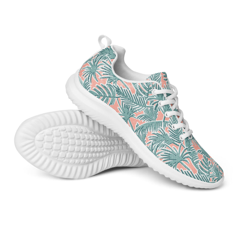 Pink Flamingo Tropical Athletic #4 - Canvas High Top Sneakers | HA!LO