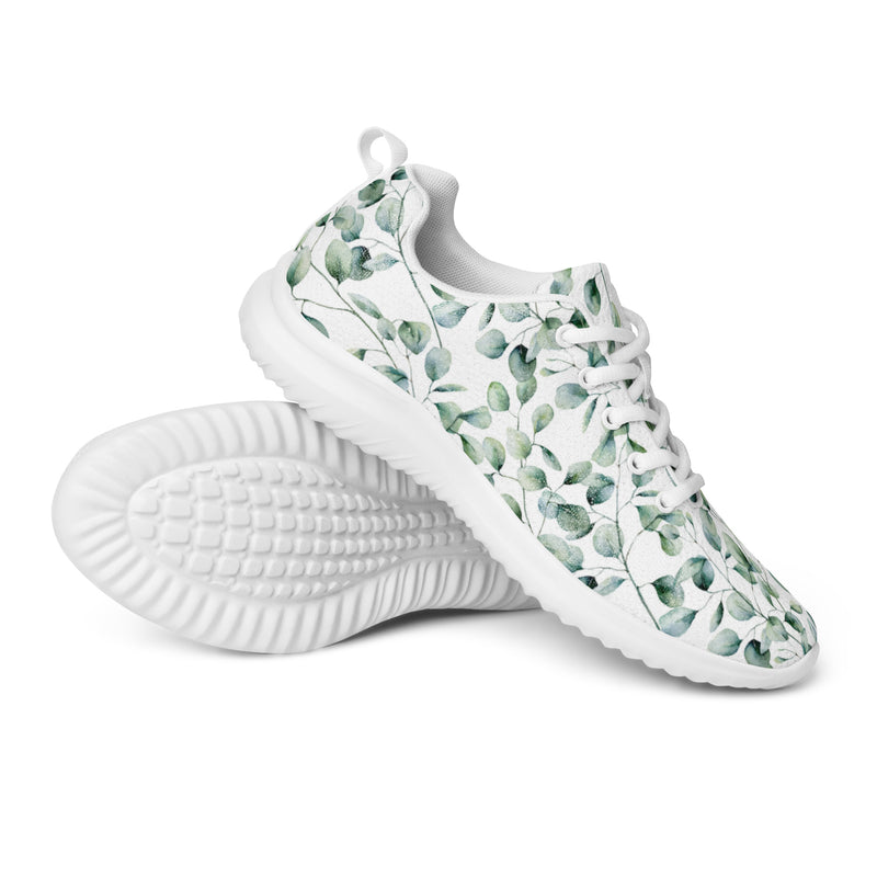 Eucalyptus Sprig Athletic #13 - Canvas High Top Sneakers | HA!LO
