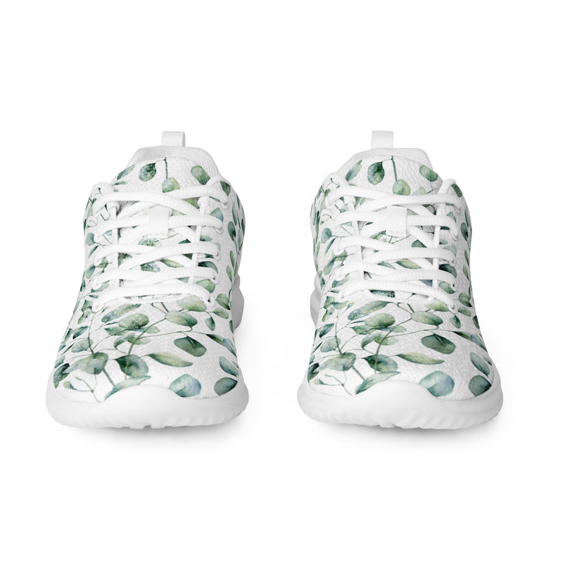Eucalyptus Sprig Athletic #13 - Front View | HA!LO Canvas Sneakers