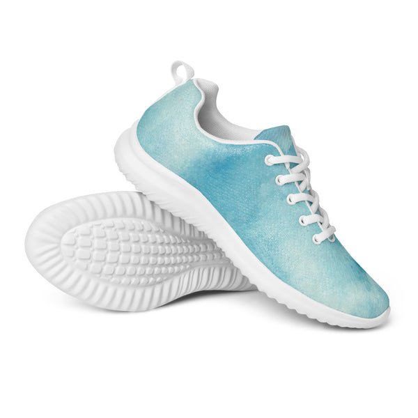 HA!LO Sky Watercolor — Women's Canvas Athletic Sneaker