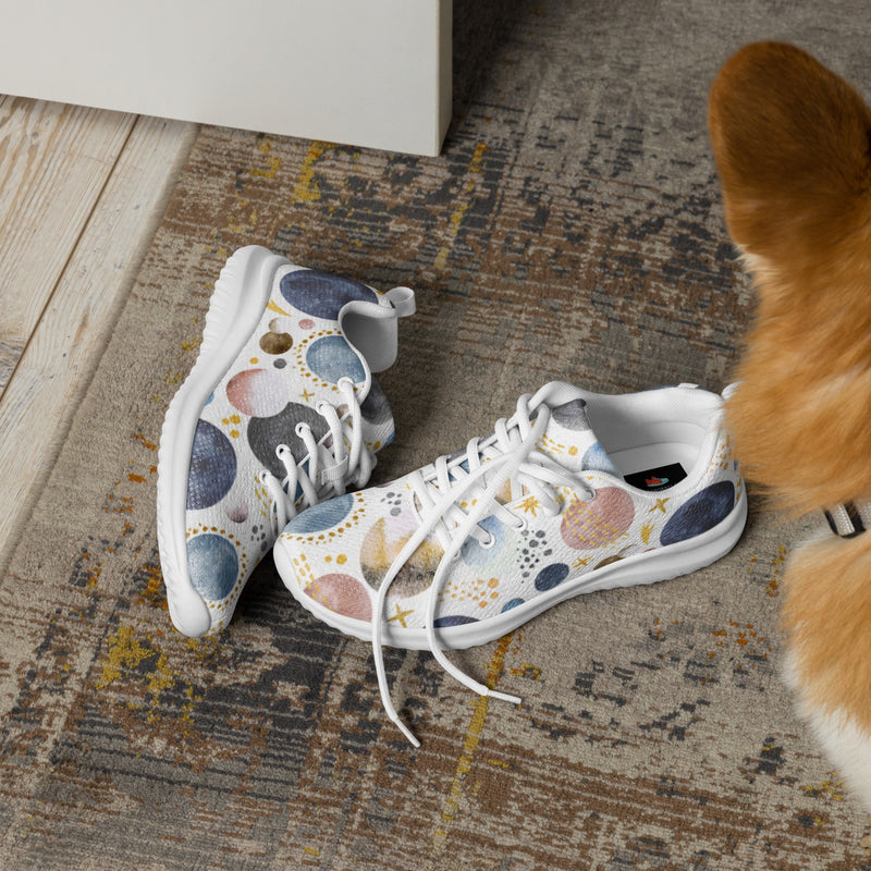 Abstract Bubble Athletic #18 - Opposite Side | HA!LO Canvas Sneakers