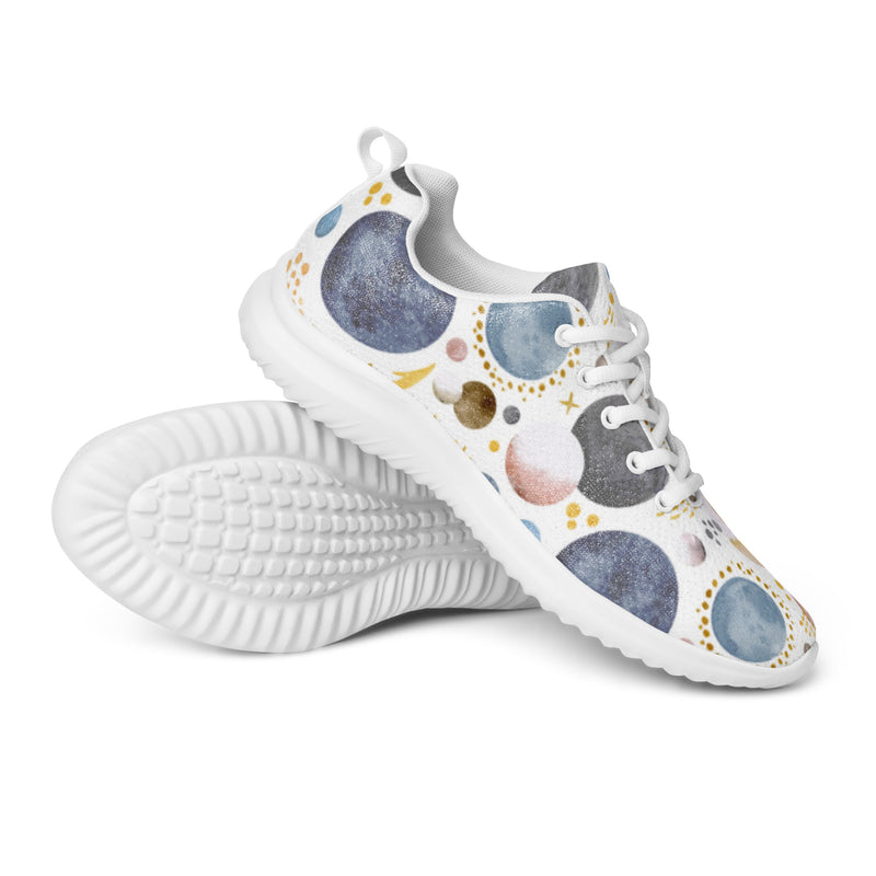 Abstract Bubble Athletic #18 - Canvas High Top Sneakers | HA!LO