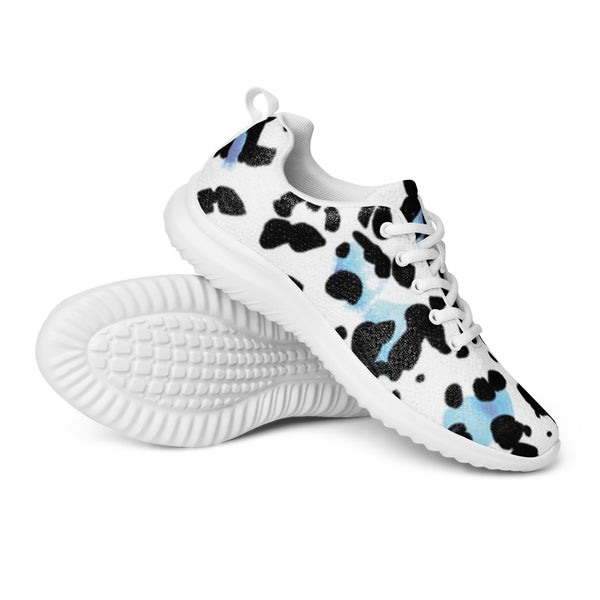 HA!LO Cow Print — Women's Canvas Athletic Sneaker