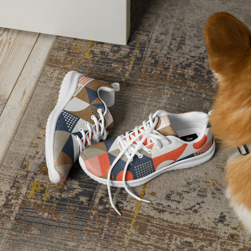 Patchwork Quilt Athletic #24 - Opposite Side | HA!LO Canvas Sneakers