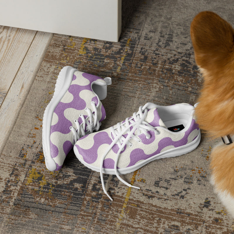 Purple Wave Athletic #9 - Opposite Side | HA!LO Canvas Sneakers
