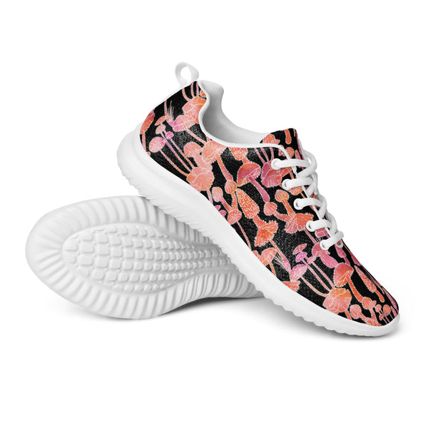 HA!LO Pink Leopard Camo — Women's Canvas Athletic Sneaker