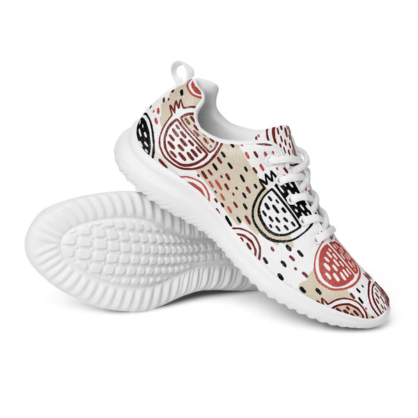 HA!LO Boho Paisley Circle — Women's Canvas Athletic Sneaker