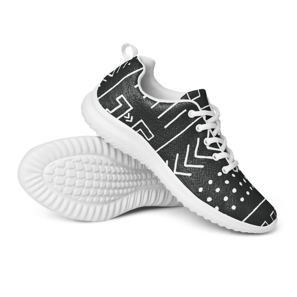 HA!LO Black Tribal Arrow — Women's Canvas Athletic Sneaker