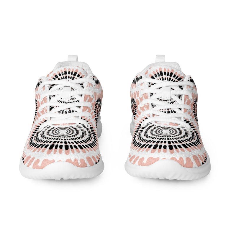 Boho Sun Medallion Athletic #39 - Front View | HA!LO Canvas Sneakers