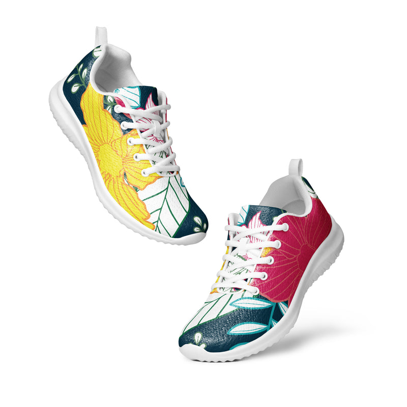 Yellow Sunflower Athletic #42 - Top Down View | HA!LO Canvas Sneakers