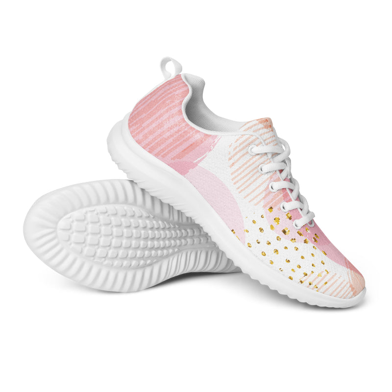 Pink Dot Confetti Athletic #44 - Canvas High Top Sneakers | HA!LO