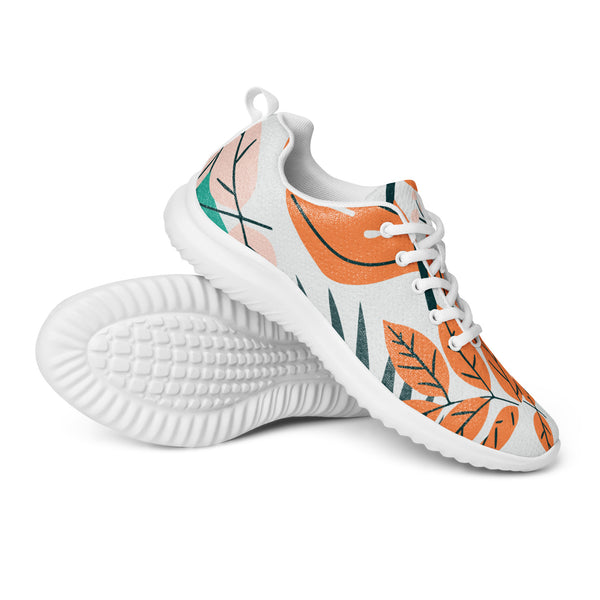 HA!LO Autumn Leaf Botanical — Women's Canvas Athletic Sneaker