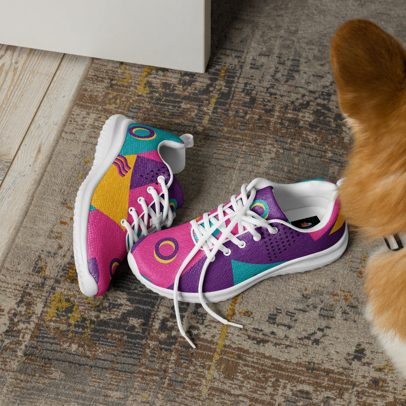 Color Block Pop Athletic #47 - Opposite Side | HA!LO Canvas Sneakers