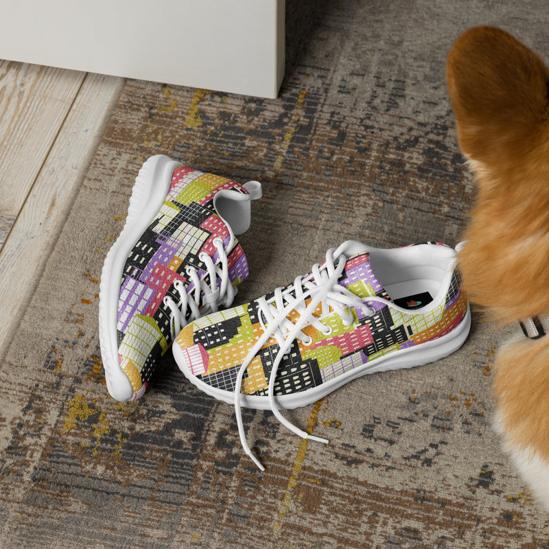 Retro Patchwork Athletic #48 - Opposite Side | HA!LO Canvas Sneakers
