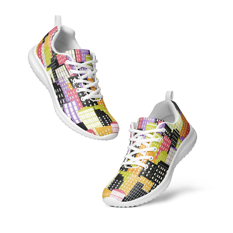 Retro Patchwork Athletic #48 - Top Down View | HA!LO Canvas Sneakers