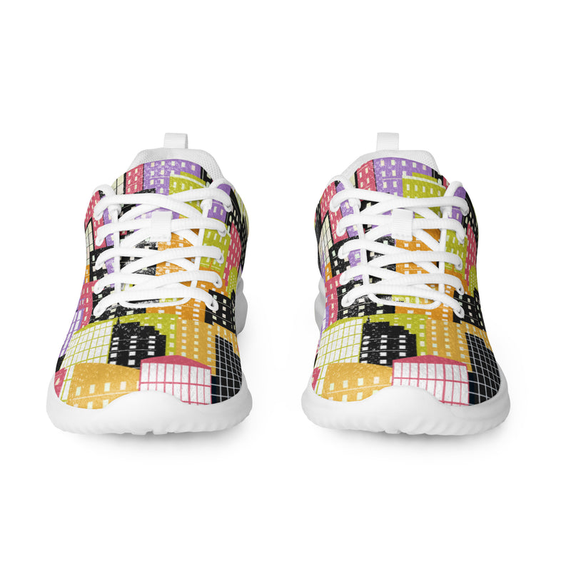 Retro Patchwork Athletic #48 - Front View | HA!LO Canvas Sneakers