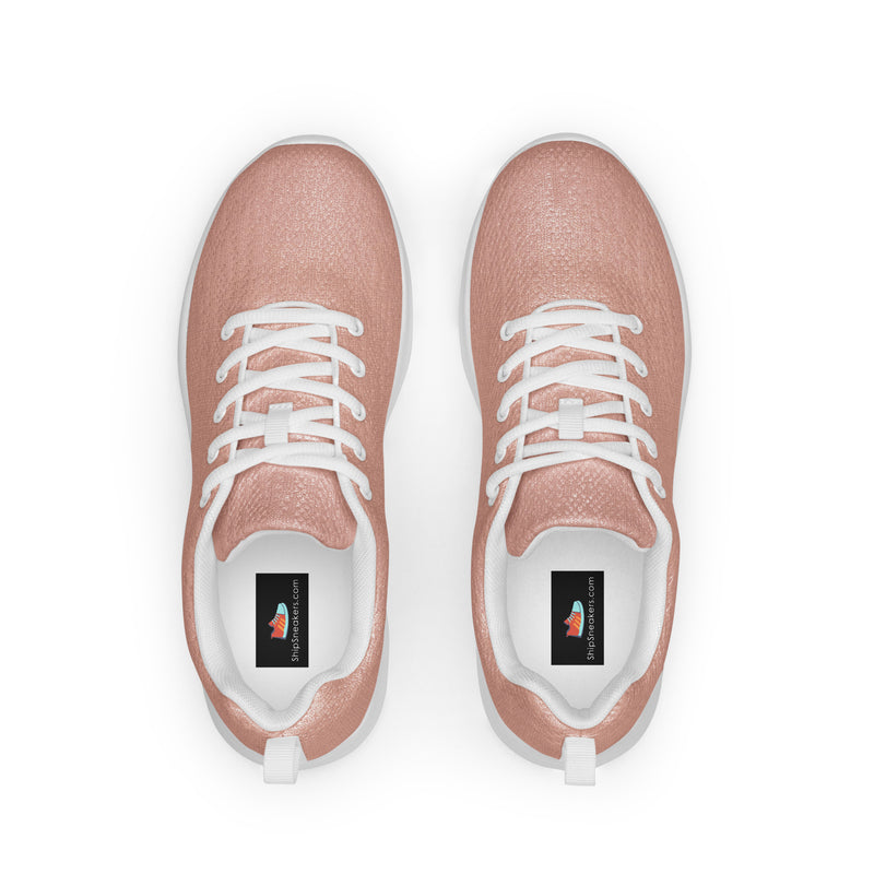 Blush Solid Athletic #63 - Back View | HA!LO Canvas Sneakers