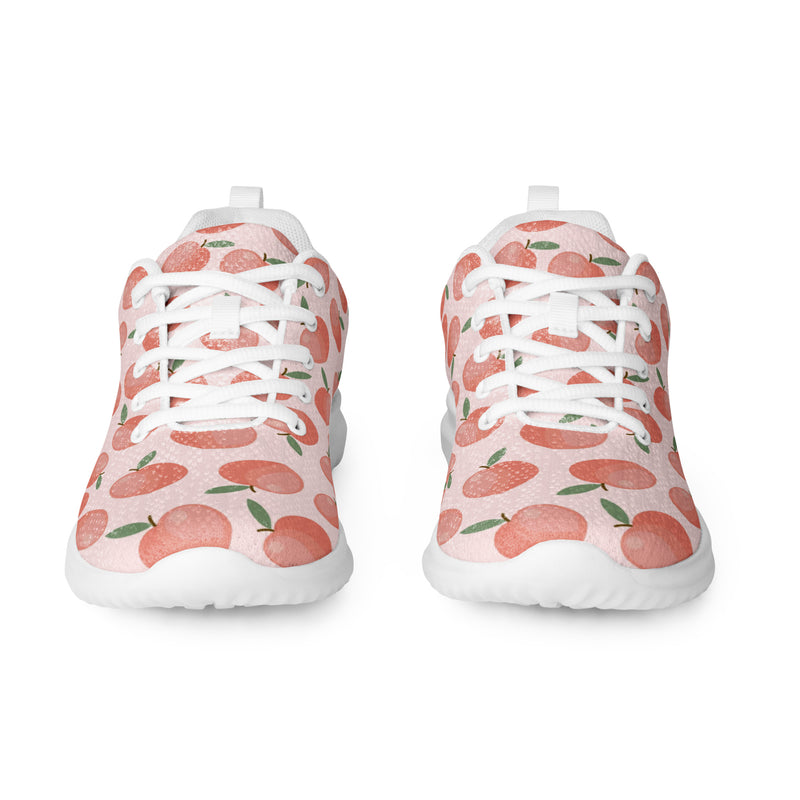Peach Grapefruit Athletic #66 - Front View | HA!LO Canvas Sneakers