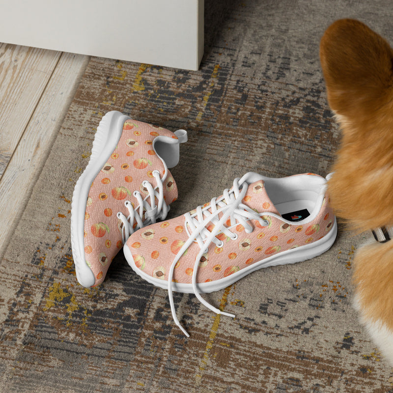 Peach Pear Athletic #67 - Opposite Side | HA!LO Canvas Sneakers