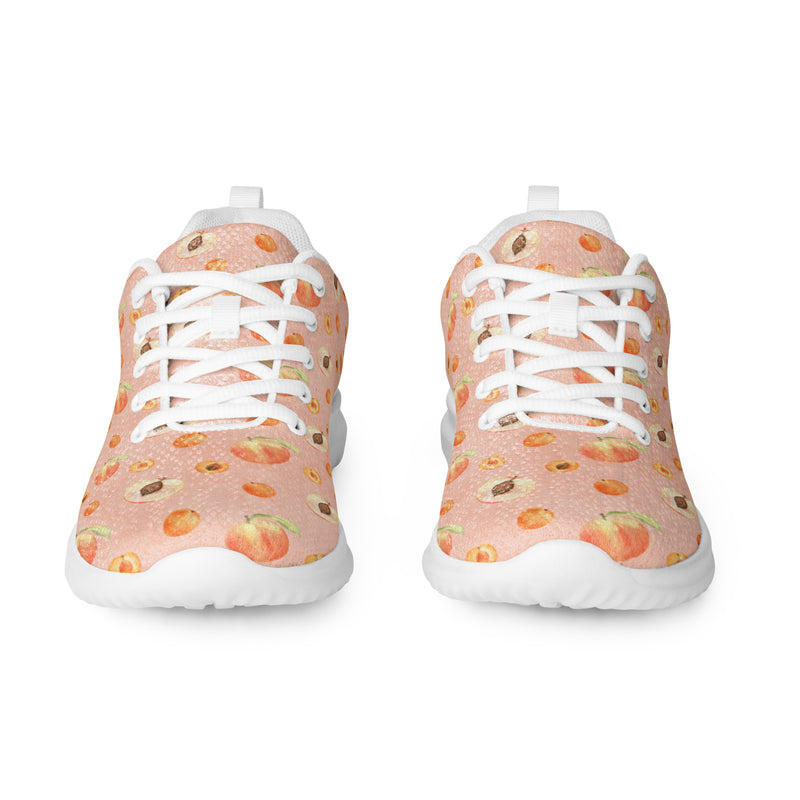 Peach Pear Athletic #67 - Front View | HA!LO Canvas Sneakers