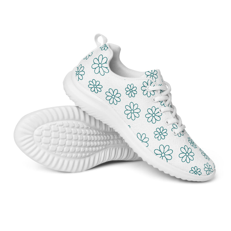 Blue Snowflake Dot Athletic #70 - Canvas High Top Sneakers | HA!LO
