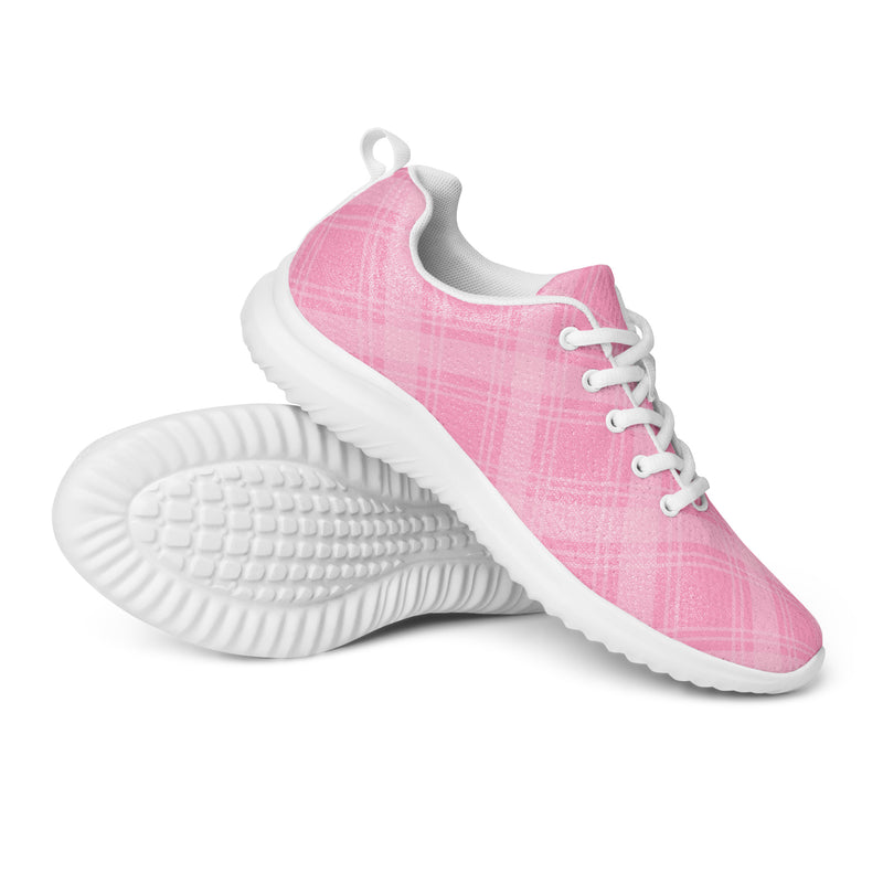 Pink Linen Athletic #82 - Canvas High Top Sneakers | HA!LO