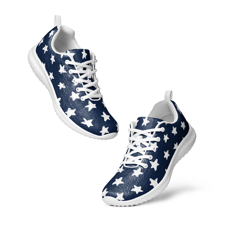 Navy Star Athletic #83 - Top Down View | HA!LO Canvas Sneakers