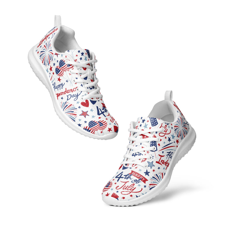 Firework Doodle Athletic #84 - Top Down View | HA!LO Canvas Sneakers