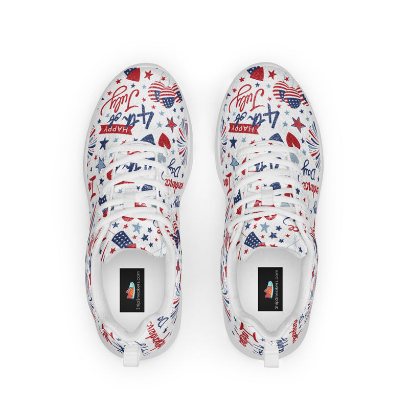 Firework Doodle Athletic #84 - Back View | HA!LO Canvas Sneakers