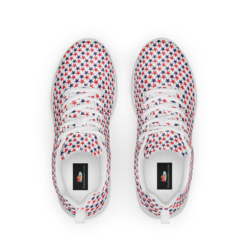 Red Confetti Scatter Athletic #90 - Back View | HA!LO Canvas Sneakers