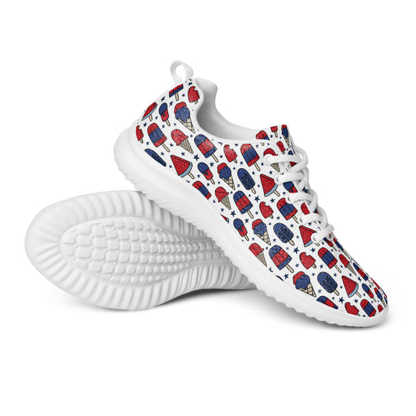 HA!LO Red Cherry Dot — Women's Canvas Athletic Sneaker