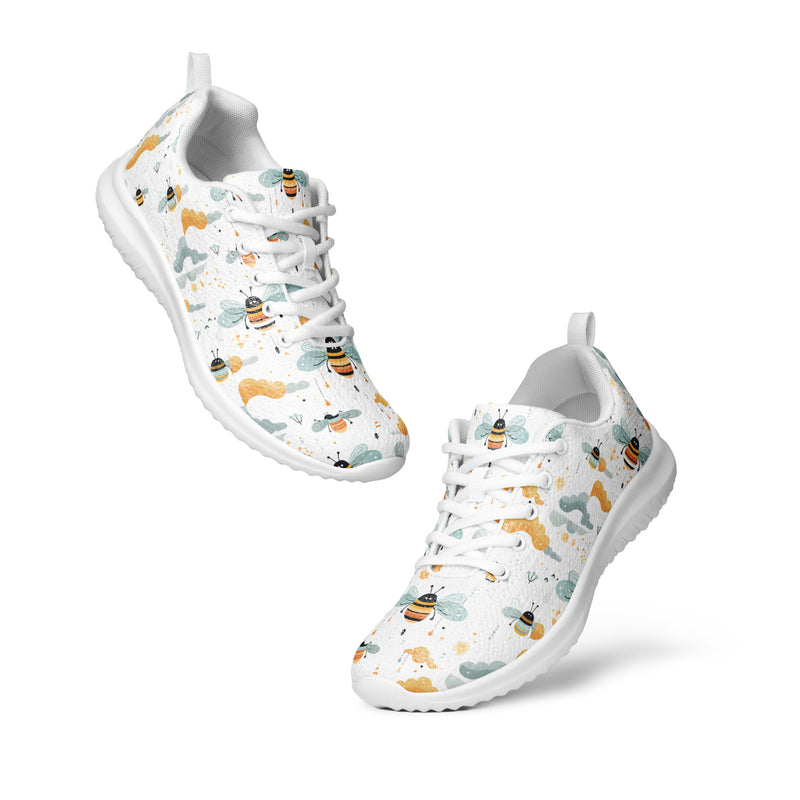 Cute Animal Doodle Athletic #93 - Top Down View | HA!LO Canvas Sneakers