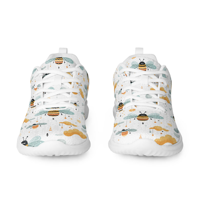 Cute Animal Doodle Athletic #93 - Front View | HA!LO Canvas Sneakers