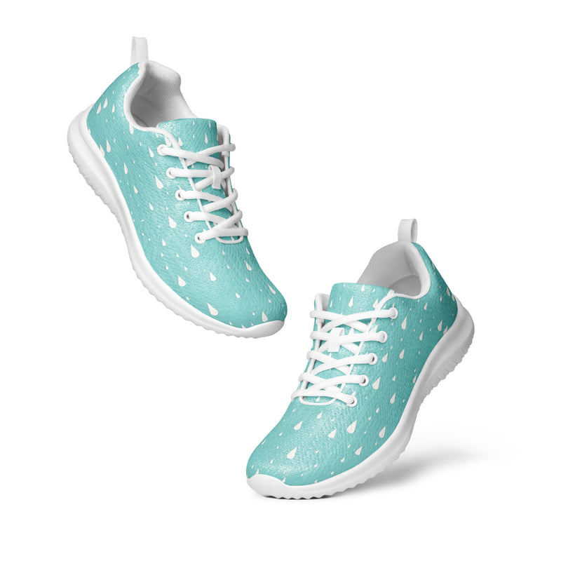 Teal Confetti Athletic #94 - Top Down View | HA!LO Canvas Sneakers