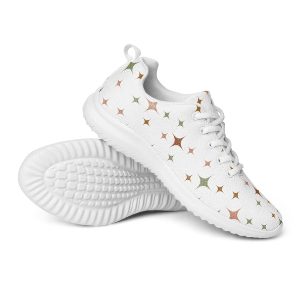 HA!LO Cross Stitch Star — Women's Canvas Athletic Sneaker