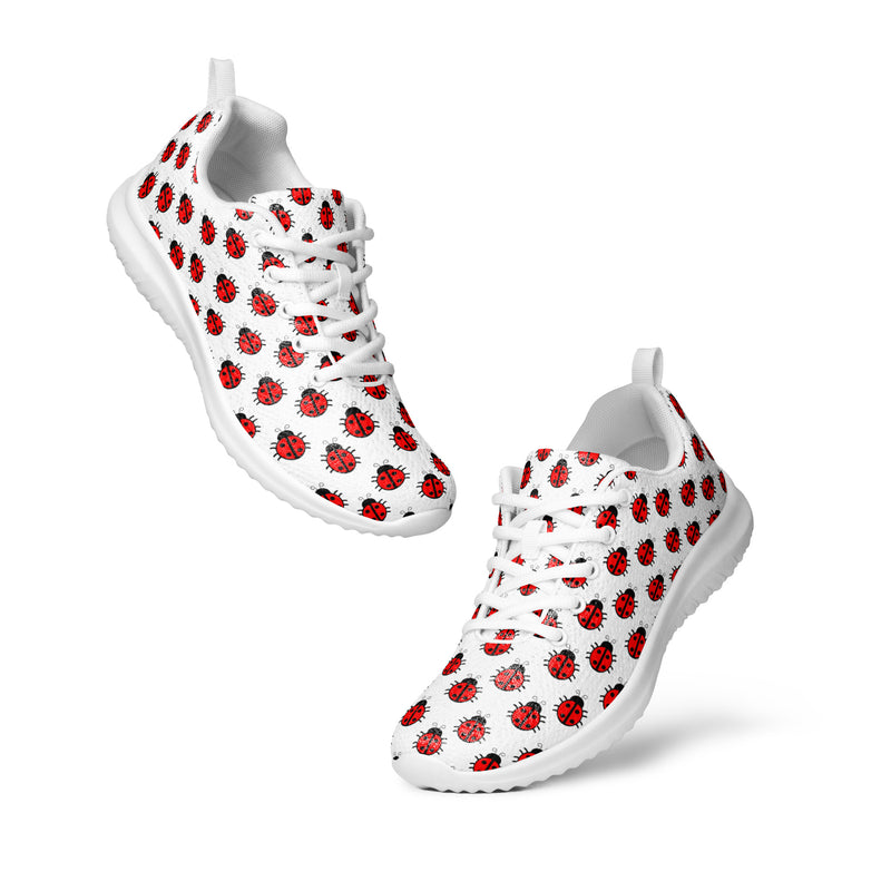 Red Heart Athletic #141 - Top Down View | HA!LO Canvas Sneakers