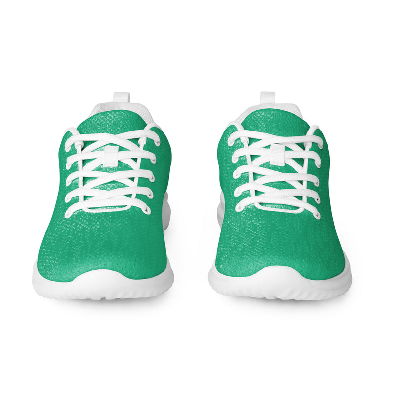 Emerald Solid Athletic #166 - Front View | HA!LO Canvas Sneakers