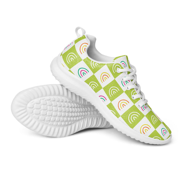 HA!LO Rainbow Circle — Women's Canvas Athletic Sneaker